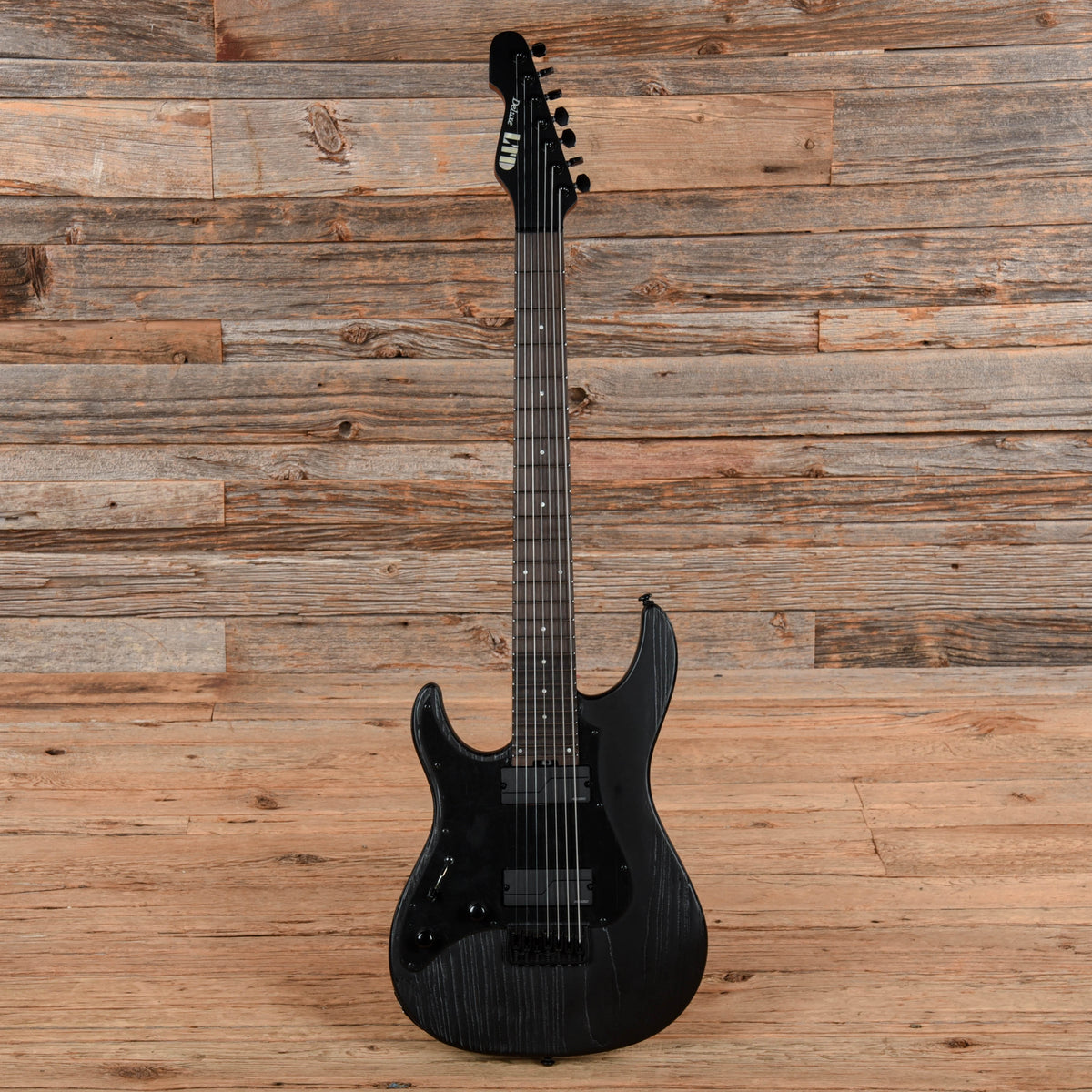ESP LTD SN-1007 HT Baritone Black Blast 2024 LEFTY - View 4 | MusicMarket