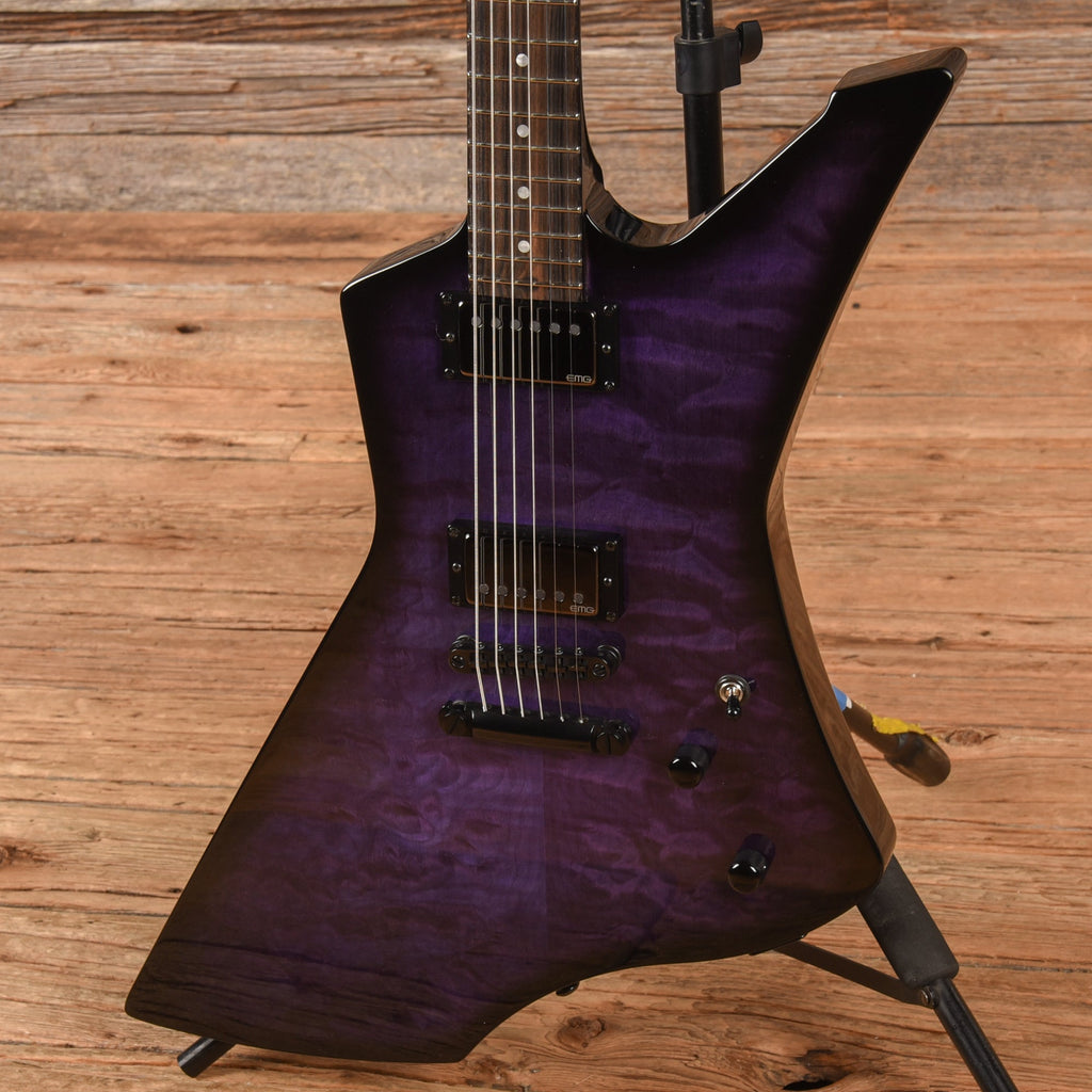 ESP LTD Snakebyte Special Edition Baritone See-Thru Purple Sunburst 2018 - View 2 | MusicMarket
