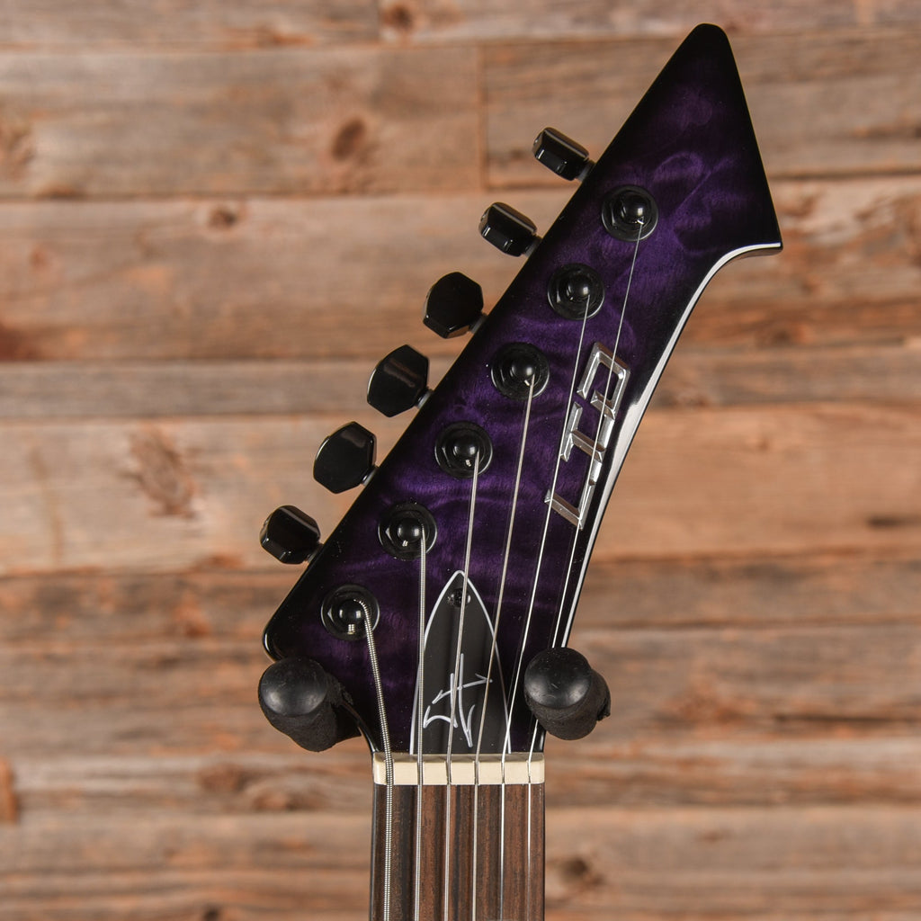ESP LTD Snakebyte Special Edition Baritone See-Thru Purple Sunburst 2018 - View 6 | MusicMarket