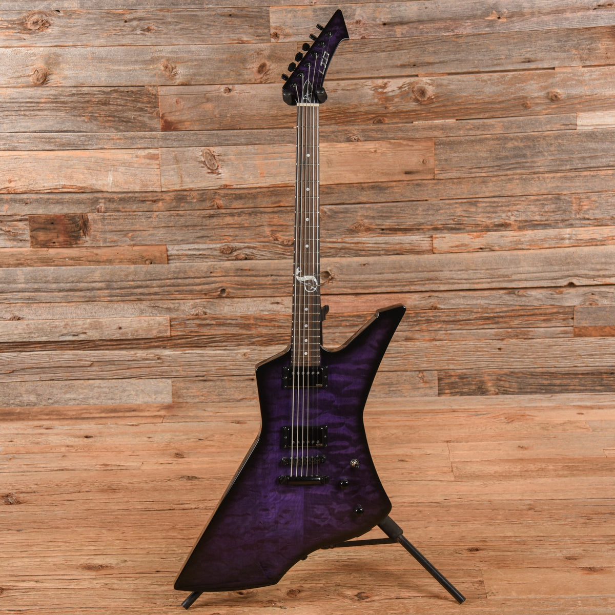 ESP LTD Snakebyte Special Edition Baritone See-Thru Purple Sunburst 2018 - View 4 | MusicMarket