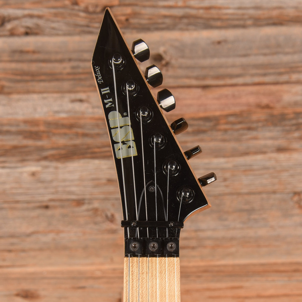 ESP M-II Deluxe Black 1998 - View 6 | MusicMarket