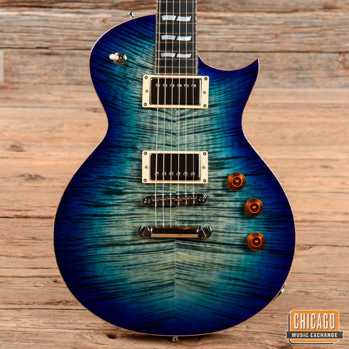 ESP USA Eclipse EUSECFMVSHS Violet Shadow - View 3 | MusicMarket
