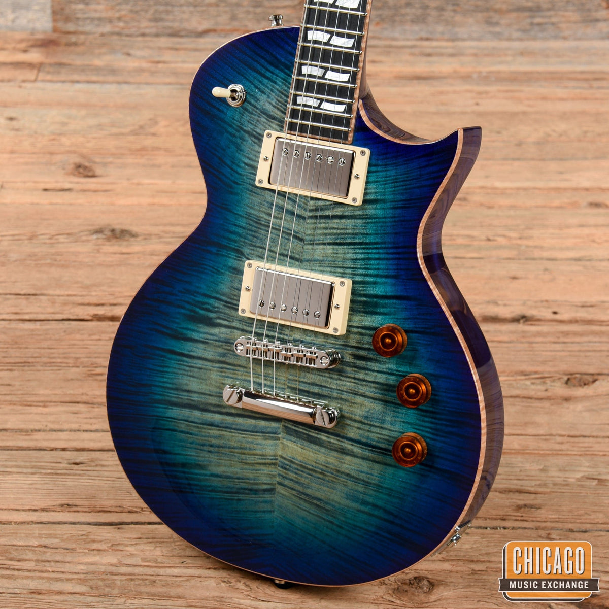 ESP USA Eclipse EUSECFMVSHS Violet Shadow - View 4 | MusicMarket