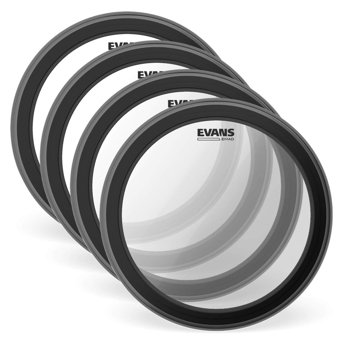 Evans 16" EMAD Batter Clear (4 Pack Bundle) - MusicMarket