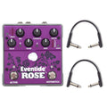 Eventide Rose Modulated Delay w/RockBoard Flat Patch Cables Bundle - MusicMarket