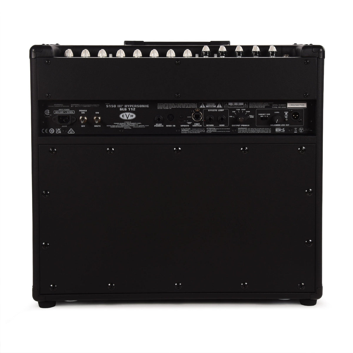 EVH 5150III Hypersonic 50w 1x12 Combo Amp Black - View 3 | MusicMarket