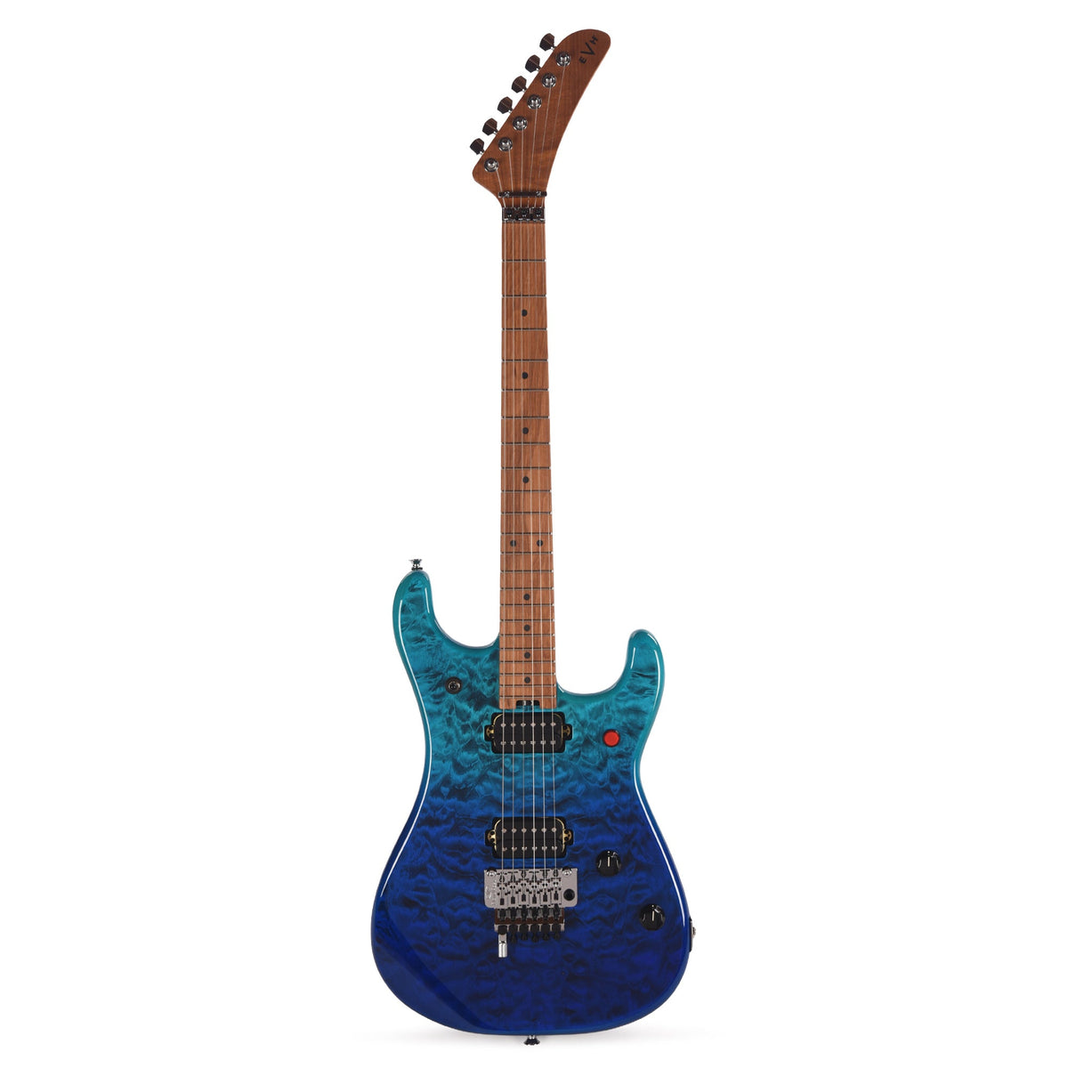 EVH 5150 Series Deluxe QM Baked Maple Pacific Drift - View 4 | MusicMarket