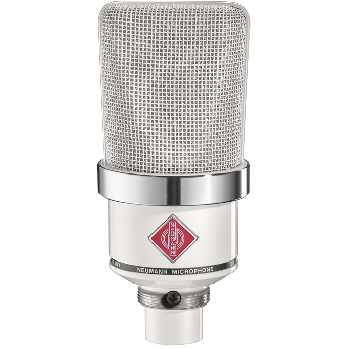 Neumann TLM 102 White Edition Limited-Run Condenser Studio Microphone - View 2 | MusicMarket