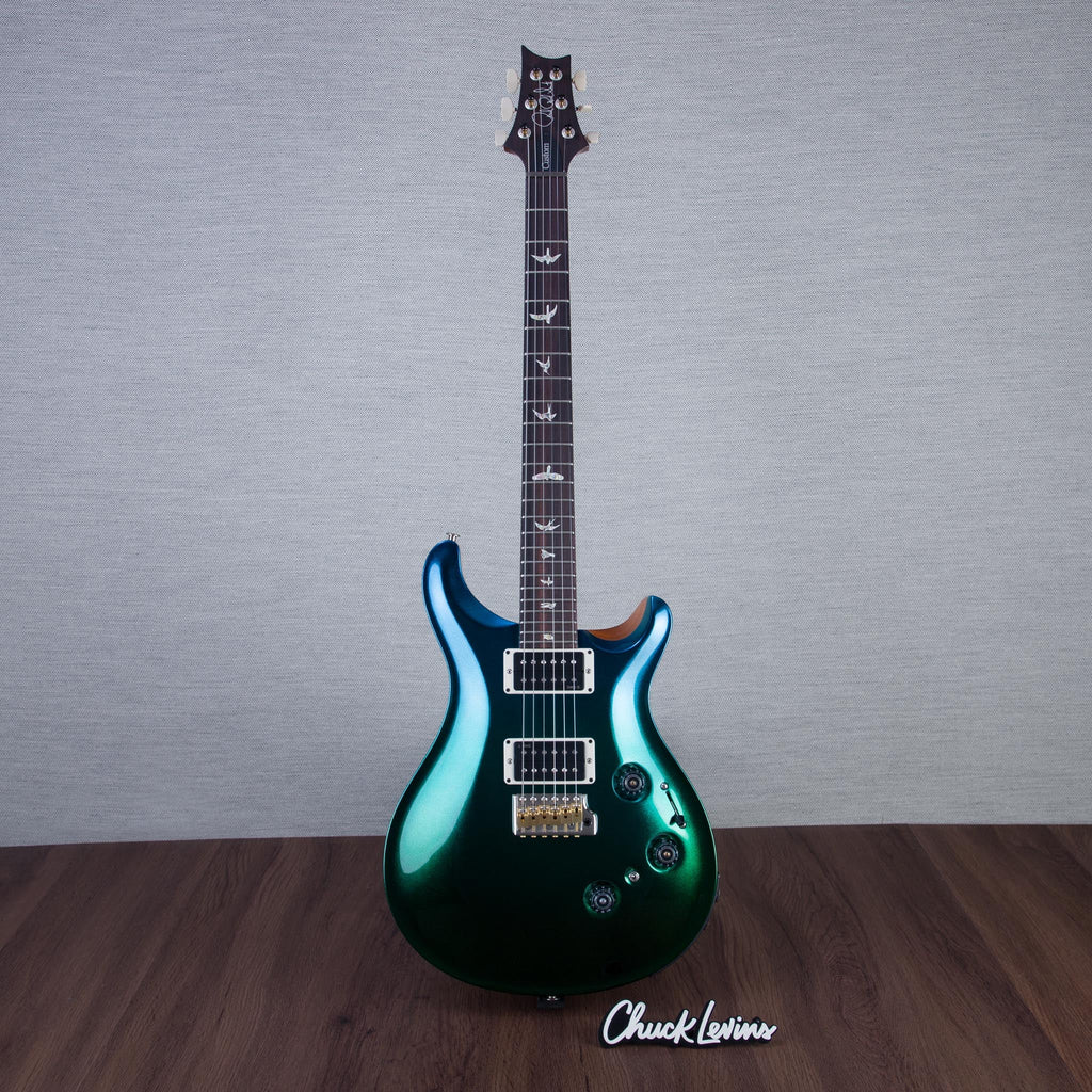 PRS Custom 24 Electric Guitar - Piezo Blue to Green Metallic Fade WIth Natural Back - #250397940 - View 2 | MusicMarket