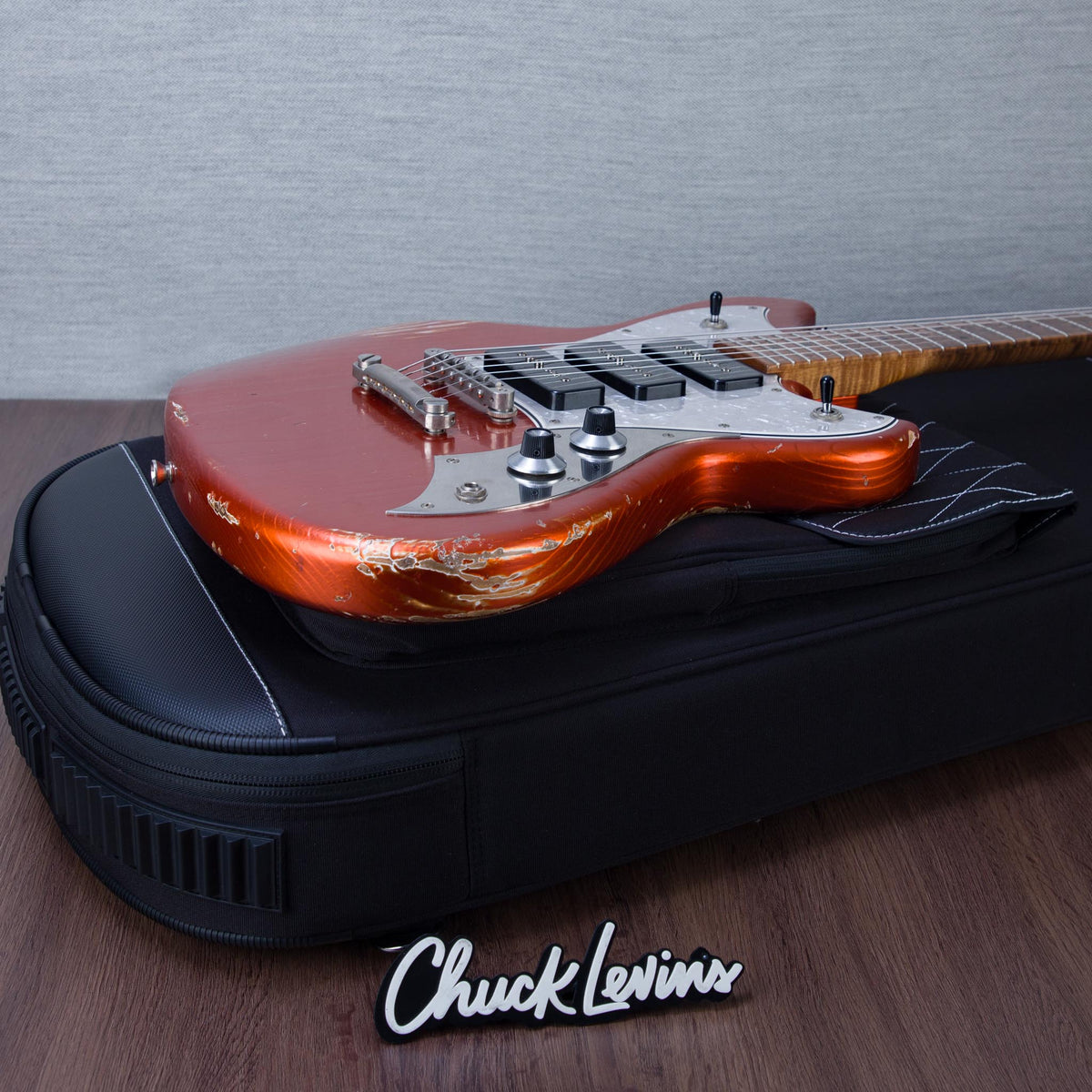 Novo Guitars Limited Edition Serus P2 Electric Guitar - Candy Apple Orange - #26627 - View 9 | MusicMarket