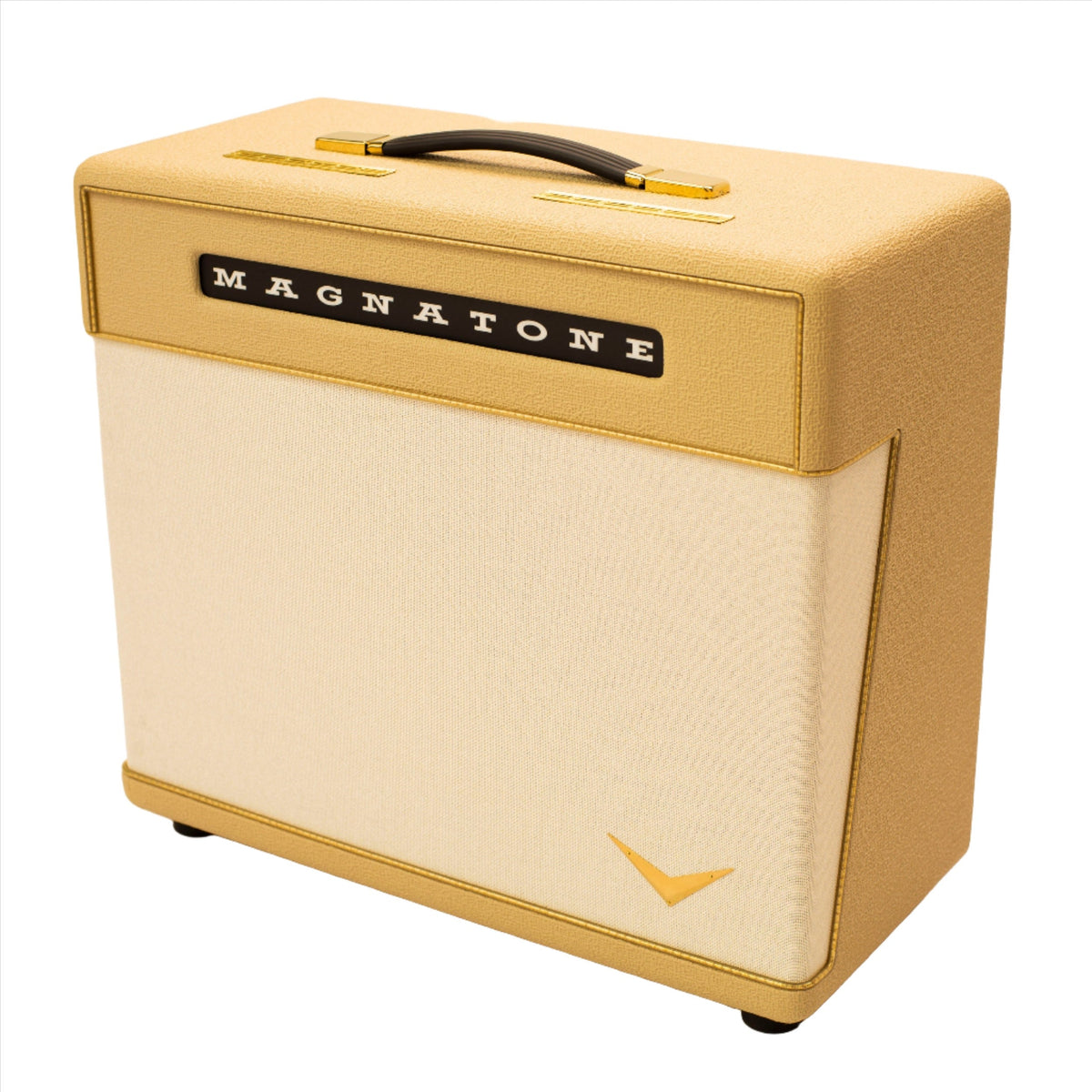 Magnatone 1x12-Inch Guitar Amplifier Cabinet - Gold - View 2 | MusicMarket