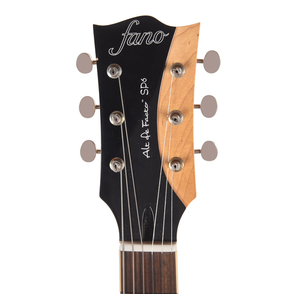 Fano Alt de Facto SP6 Faded Cherry Light Distress w/Mojo Pickups & Stainless Steel Frets - View 6 | MusicMarket