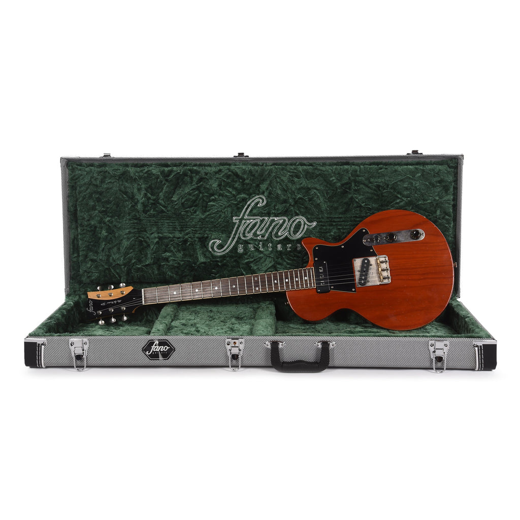 Fano Alt de Facto SP6 Faded Cherry Light Distress w/Mojo Pickups & Stainless Steel Frets - View 9 | MusicMarket