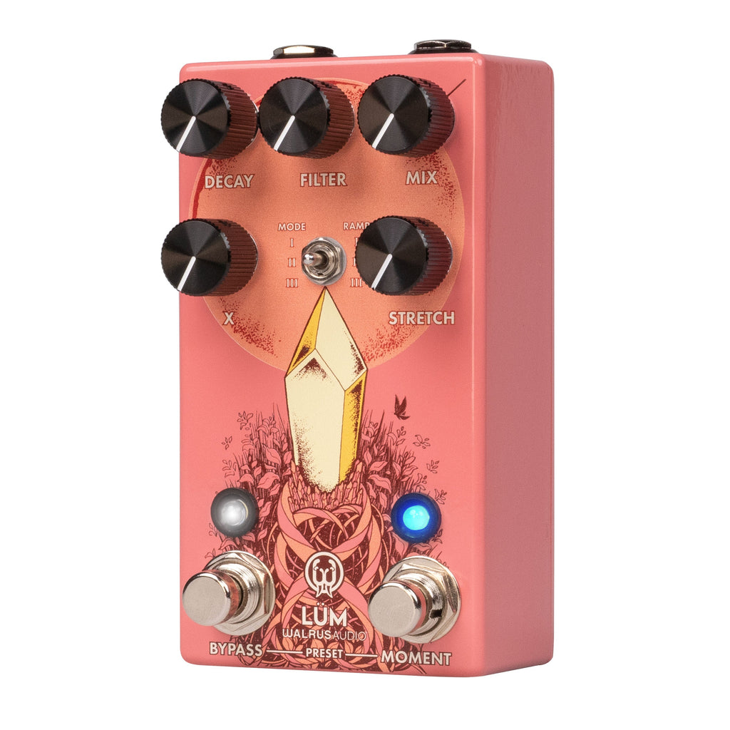 Walrus Audio Lüm Texture Engine Ambient Guitar Effects Pedal - Guava - View 3 | MusicMarket