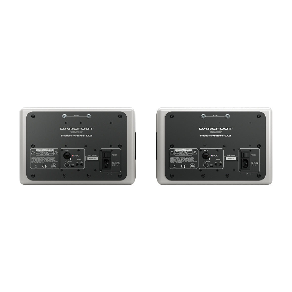 Barefoot Linear White Footprint 03 3-Way Active Near Field Monitor 6-Inch - Pair - View 6 | MusicMarket