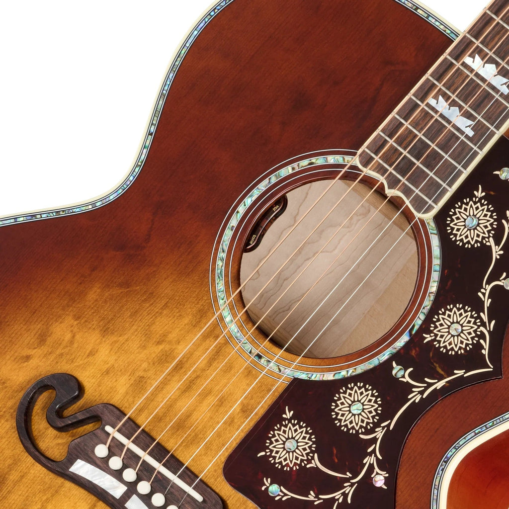 Gibson Limited Edition Custom Shop SJ-200 Anniversary Acoustic Electric Guitar - Cremona Burst - View 7 | MusicMarket