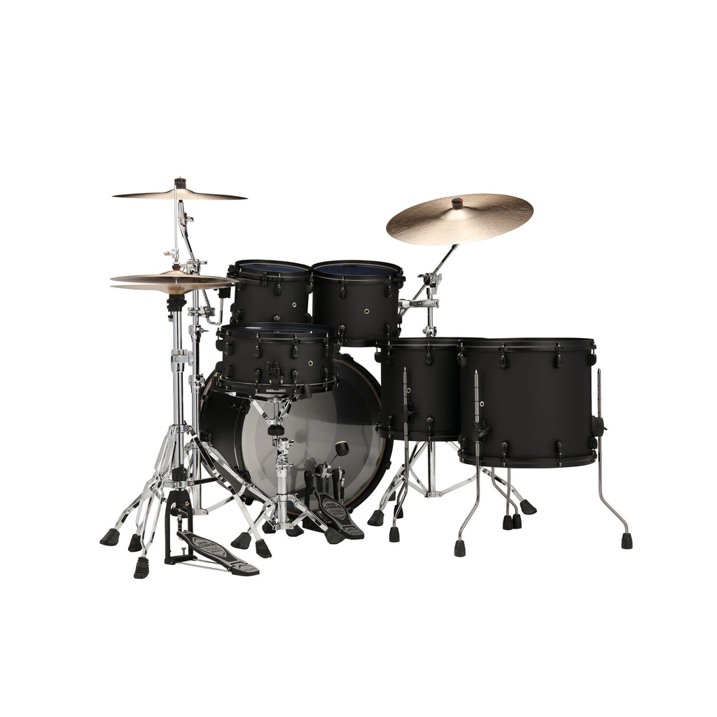 Tama Starclassic Performer 5-Piece Shell Pack with 22-Inch Kick - Flat Black - View 2 | MusicMarket