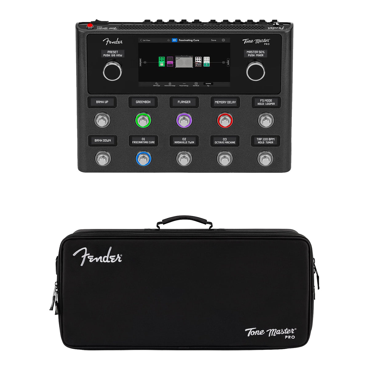 Fender Gig Bag for Tone Master Pro Guitar and Fender Tone Master Pro Multi-Effects Bundle - MusicMarket