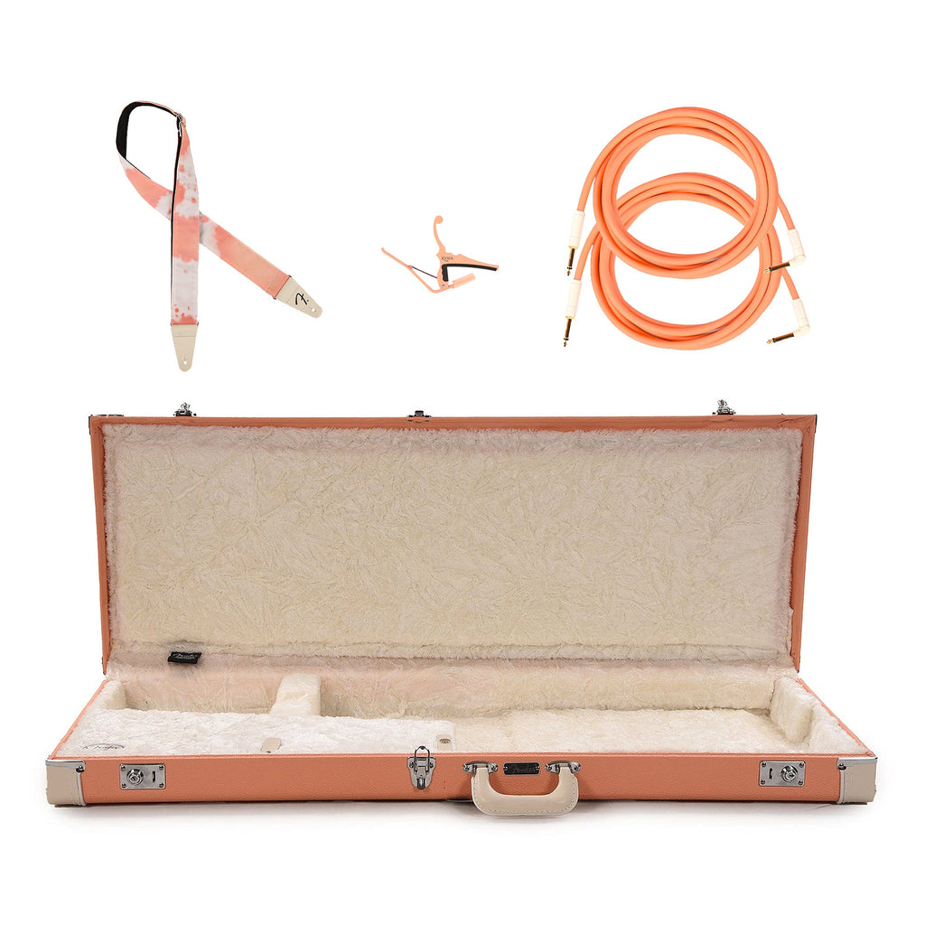 Fender Pacific Peach Case & Accessory Bundle for Jazzmaster/Jaguar - MusicMarket