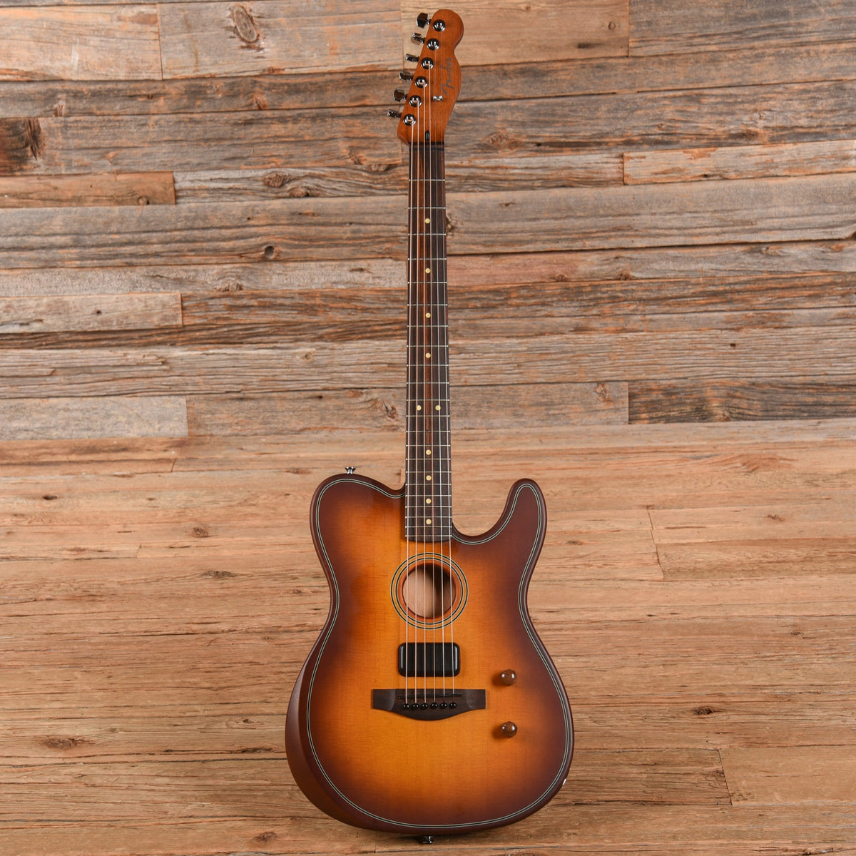 Fender Acoustasonic Standard Telecaster Sunburst - View 4 | MusicMarket