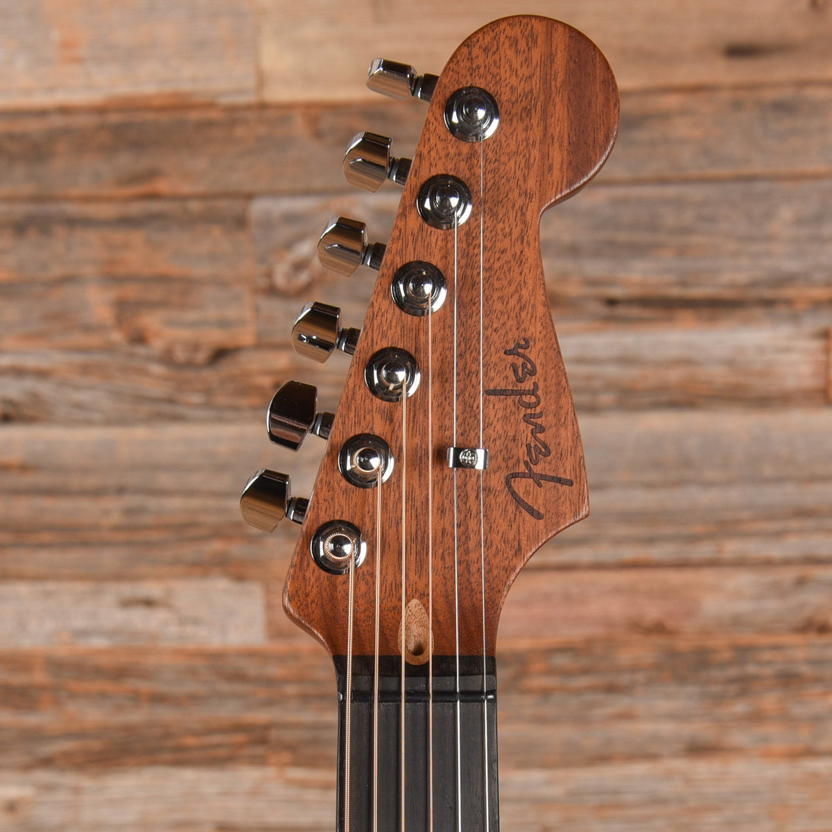Fender American Acoustasonic Jazzmaster Tungsten 2021 - View 6 | MusicMarket