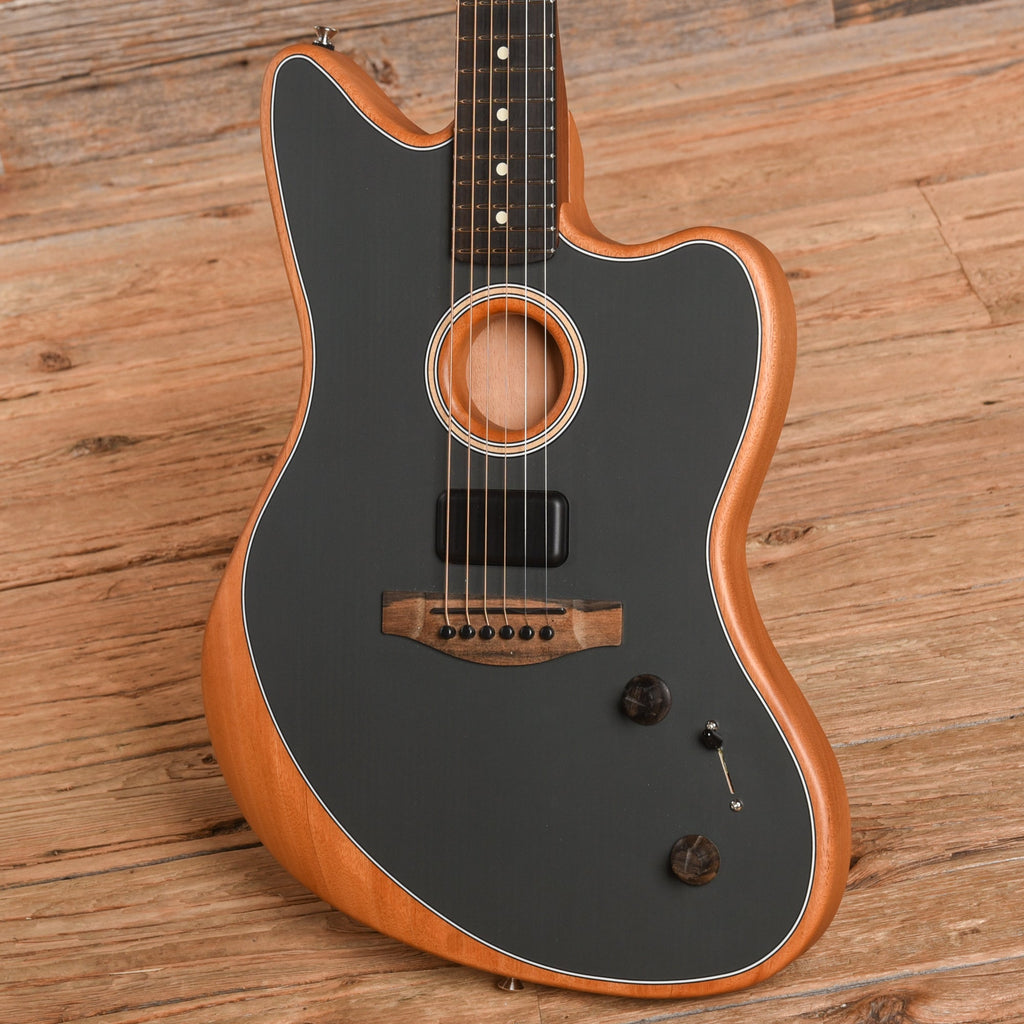 Fender American Acoustasonic Jazzmaster Tungsten 2021 - View 2 | MusicMarket