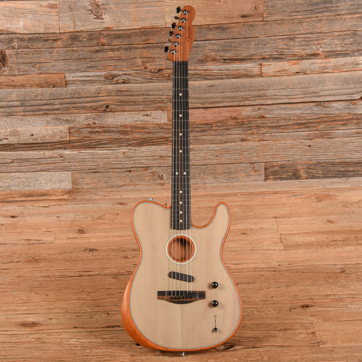 Fender American Acoustasonic Telecaster Sonic Grey 2019 - View 4 | MusicMarket