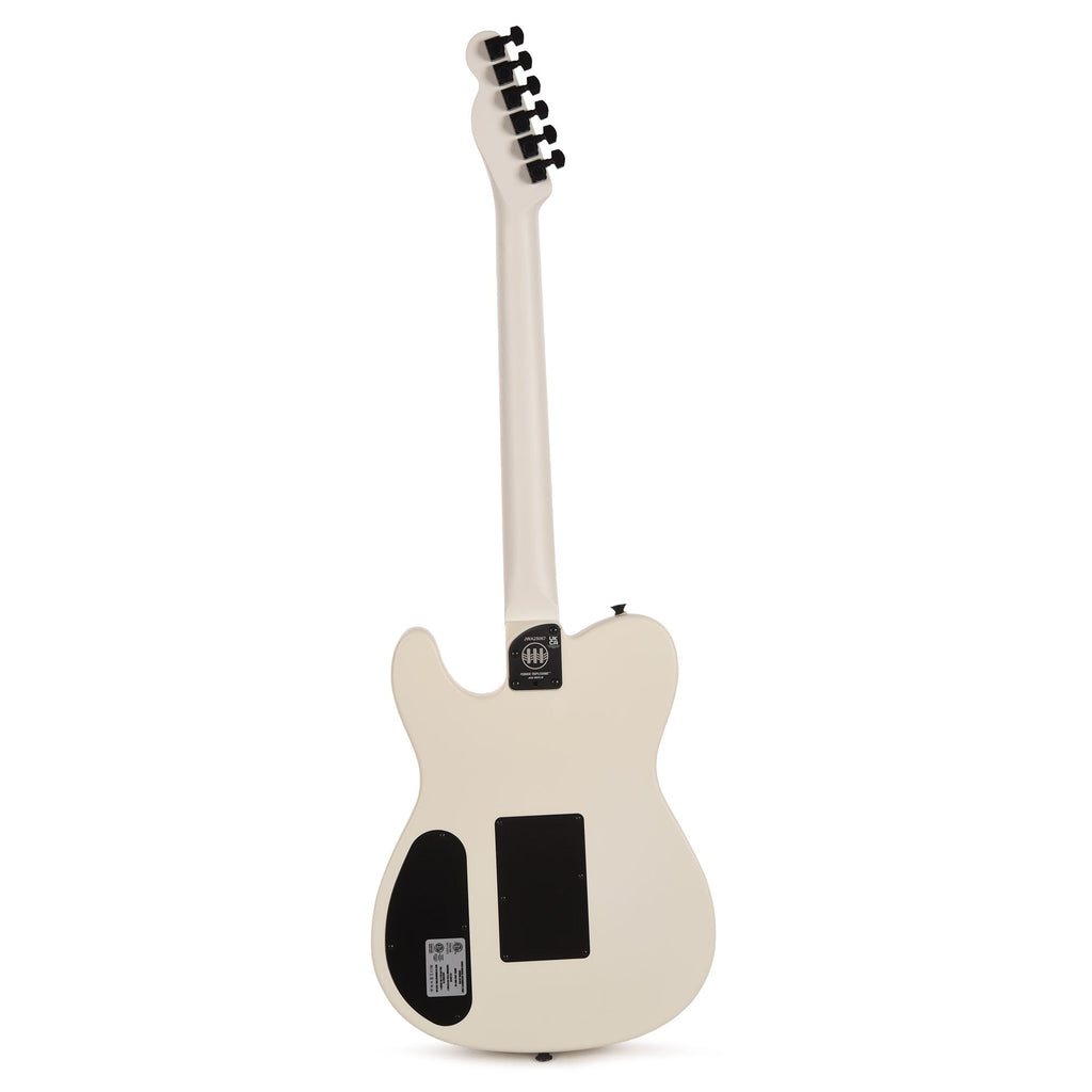Fender Artist Jack White Triplesonic Acoustasonic Telecaster Satin Arctic White with Black Top - View 5 | MusicMarket