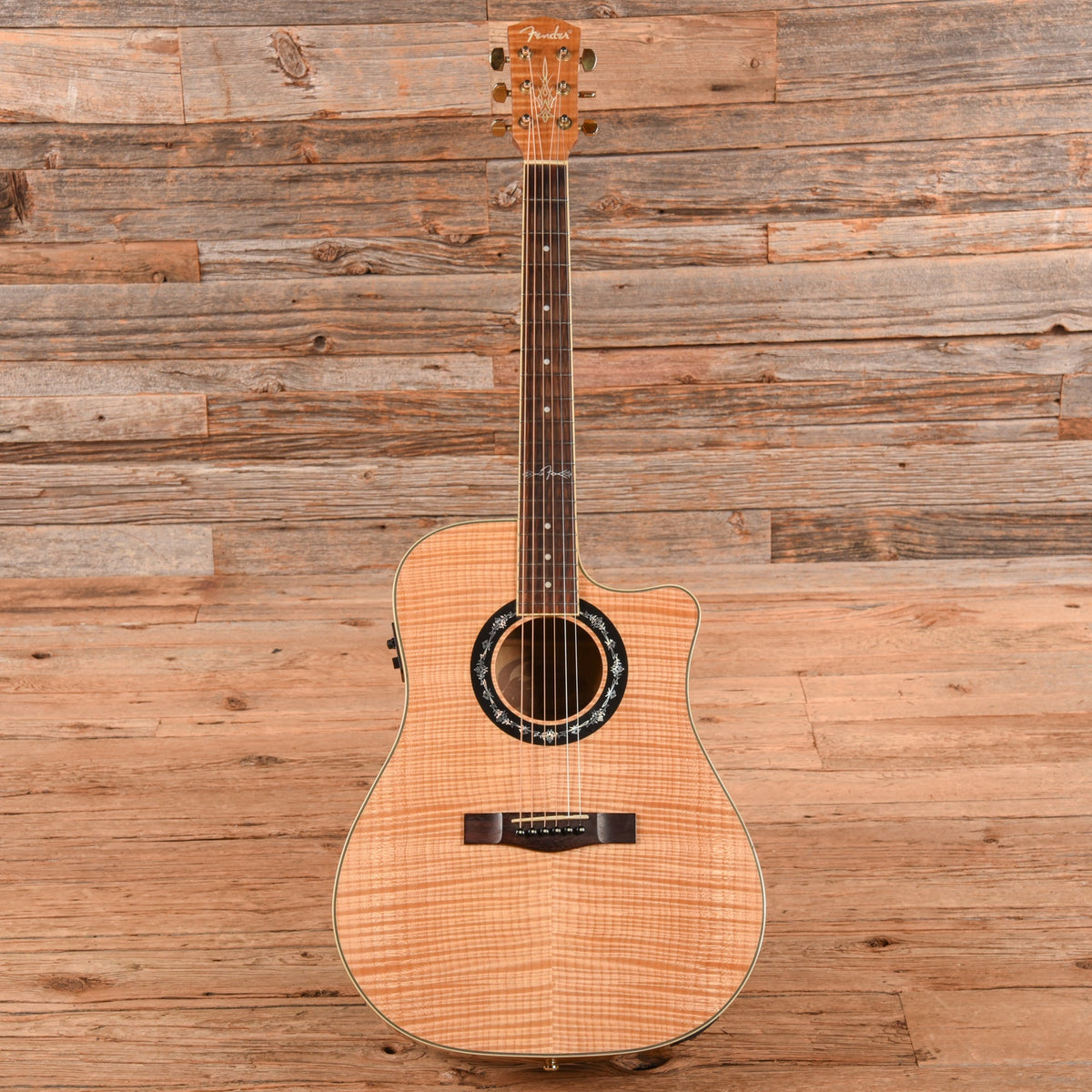 Fender T-Bucket 400CE Flame Natural 2014 - View 4 | MusicMarket