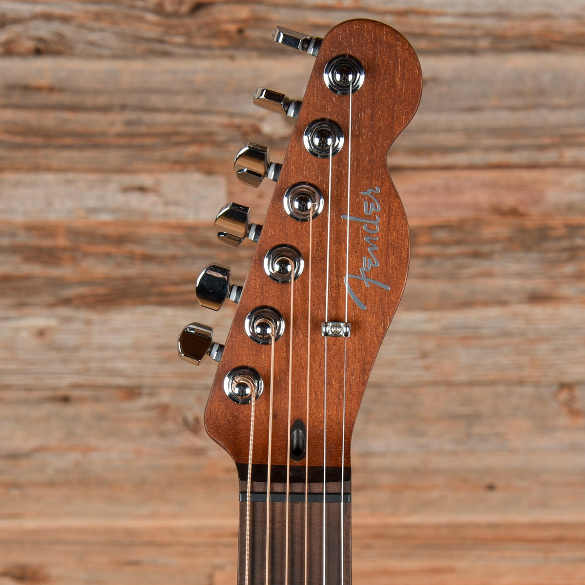 Fender Acoustasonic Standard Telecaster Aged Natural - View 6 | MusicMarket