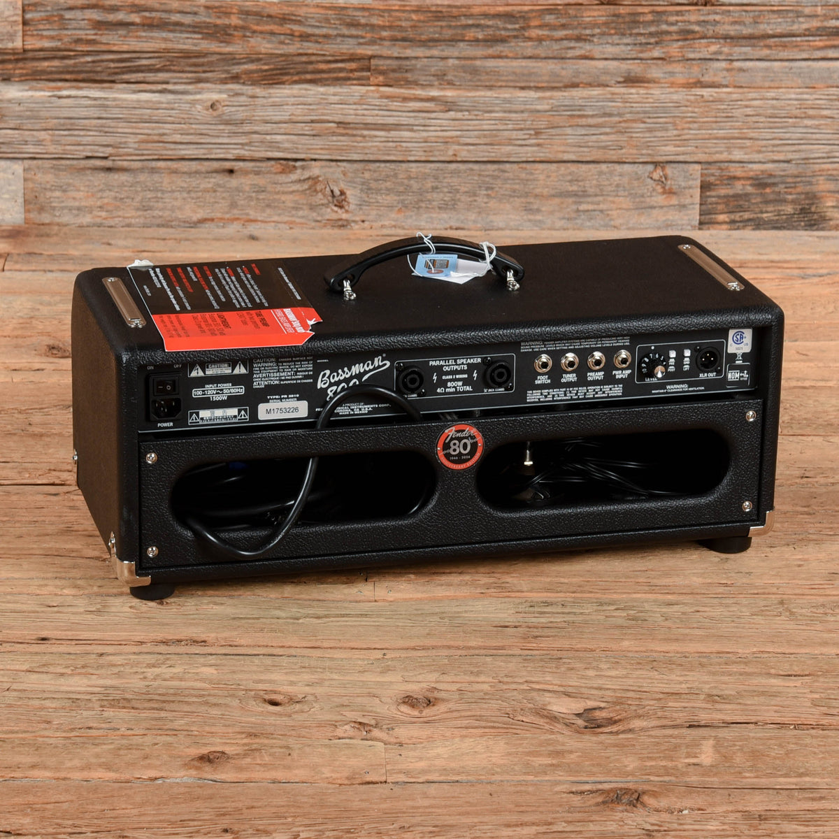 Fender Bassman 800 2-Channel 800-Watt Hybrid Bass Amp Head - View 2 | MusicMarket