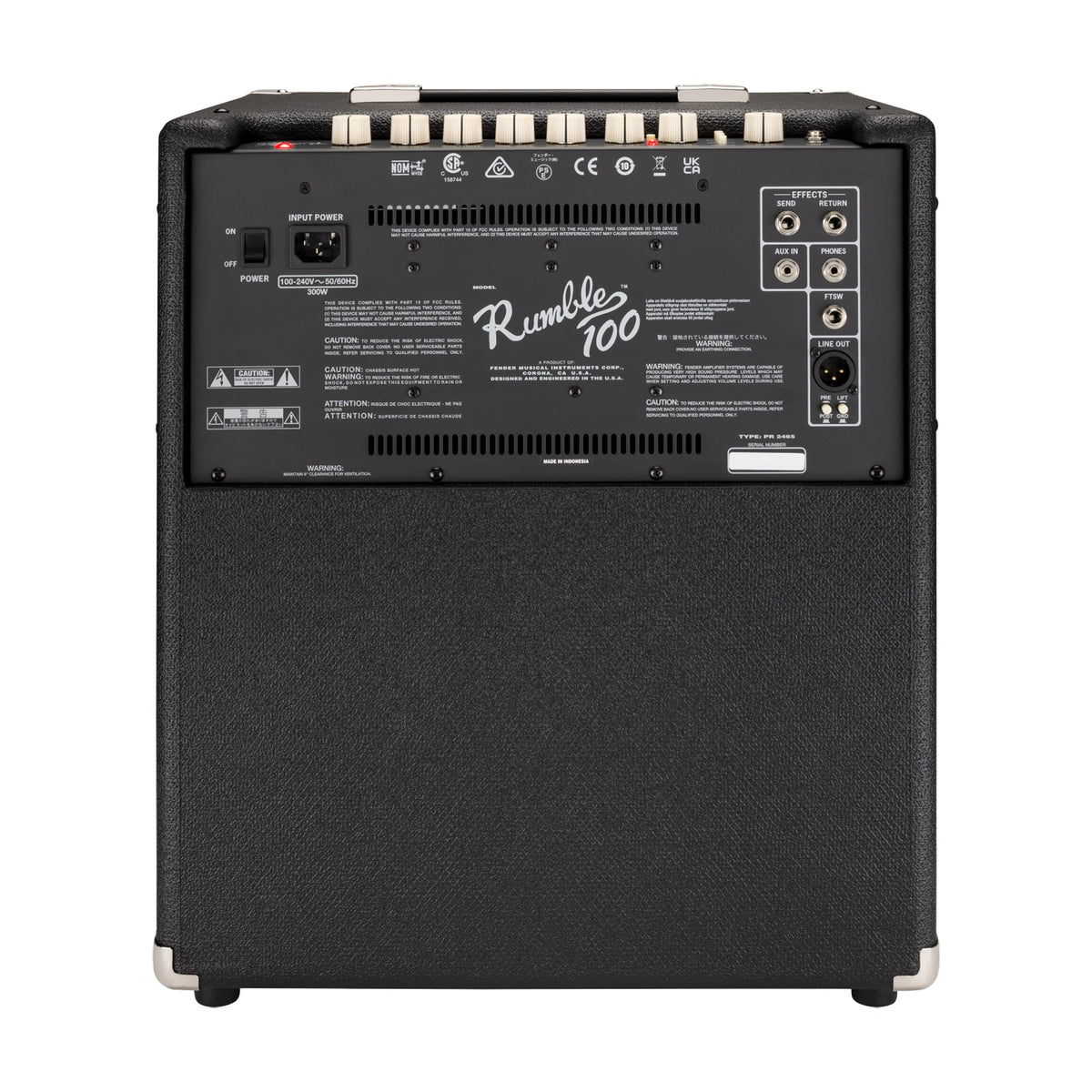 Fender Rumble 100 Bass Amp - View 3 | MusicMarket