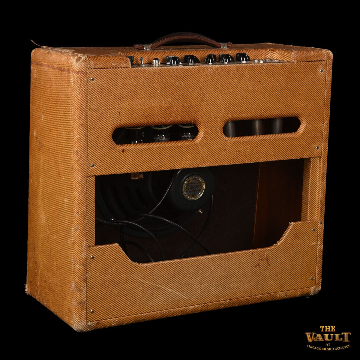 Fender Tremolux 5E9-A Narrow Panel 15-Watt 1x12" Guitar Combo 1956 - View 2 | MusicMarket