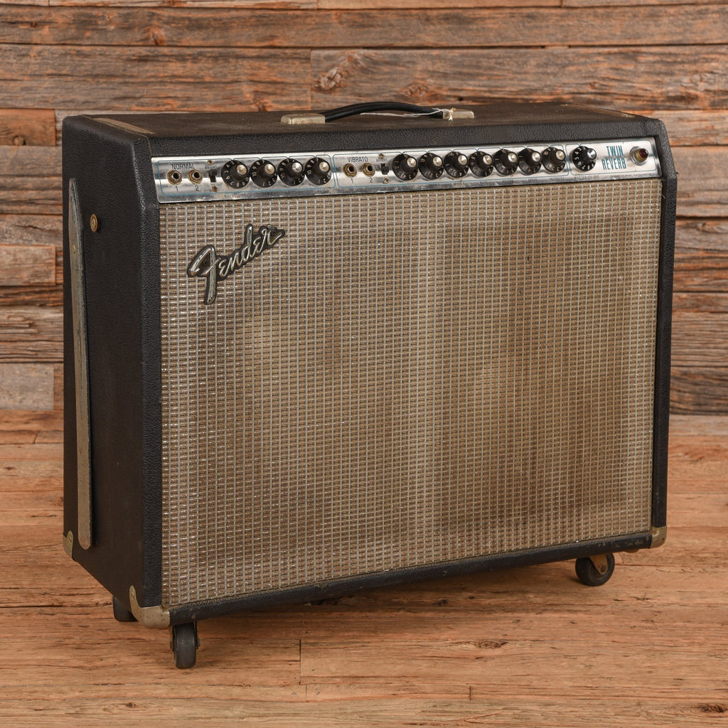 Fender Twin Reverb 2-Channel 100-Watt 2x12" Guitar Combo Amp w/JBL D120F Speakers 1975 - MusicMarket