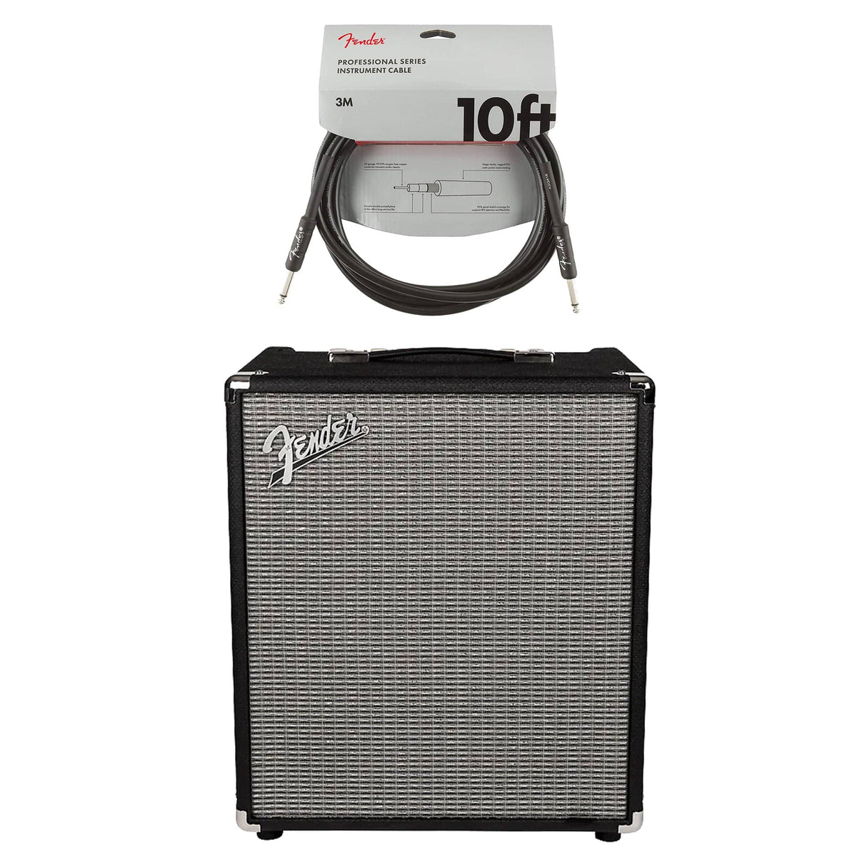 Fender Rumble 100 Cable Bundle - MusicMarket