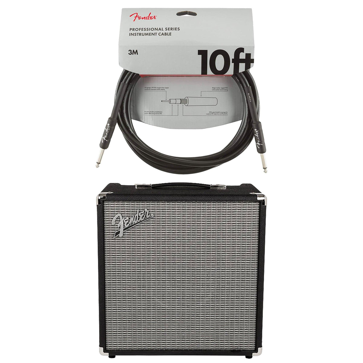 Fender Rumble 40 Cable Bundle - MusicMarket