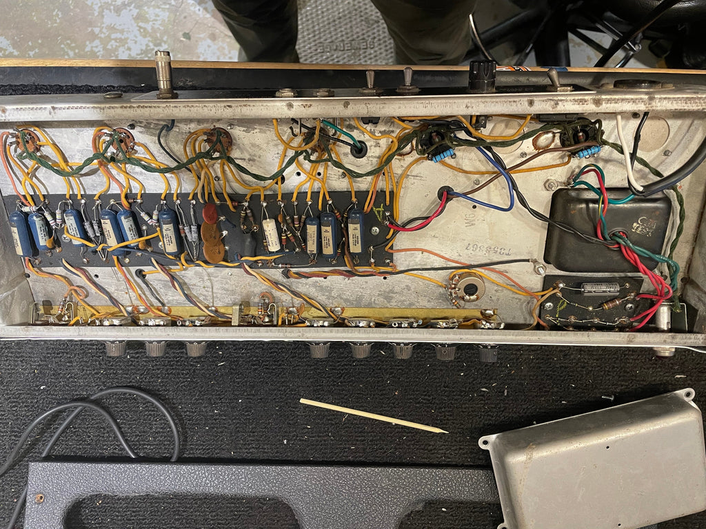 Fender Bandmaster 2-Channel 40-Watt Guitar Amp Head 1967 - View 4 | MusicMarket