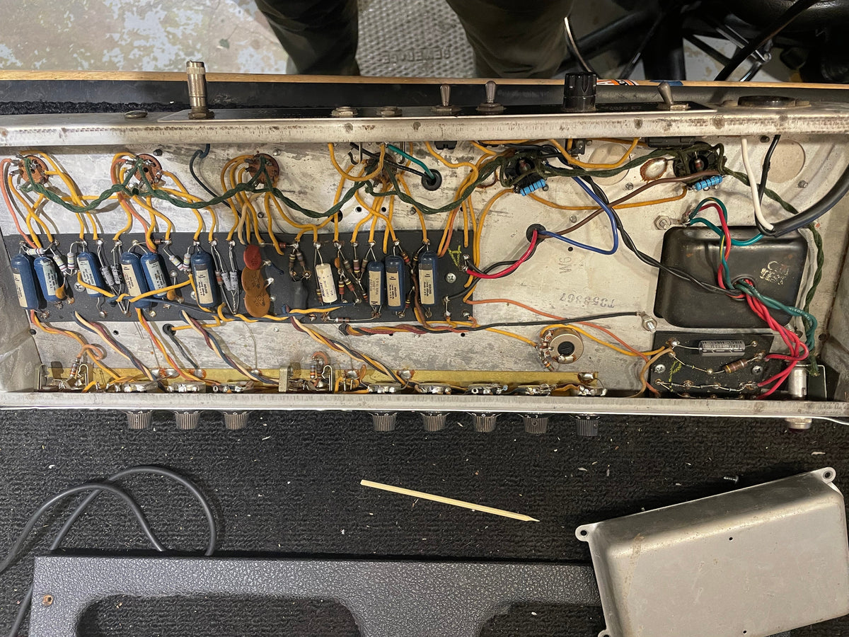 Fender Bandmaster 2-Channel 40-Watt Guitar Amp Head 1967 - View 4 | MusicMarket
