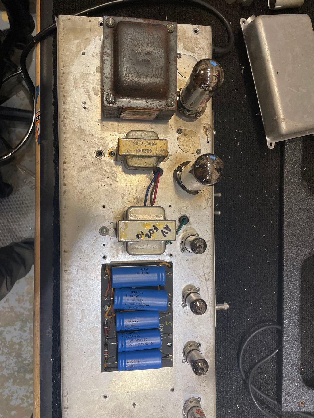 Fender Bandmaster 2-Channel 40-Watt Guitar Amp Head 1967 - View 3 | MusicMarket