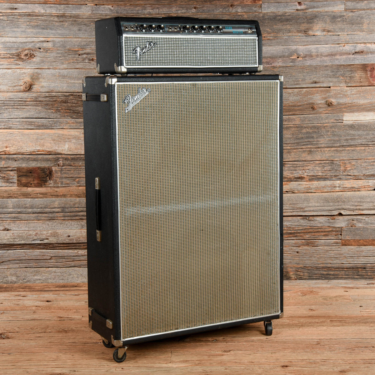 Fender Bandmaster 2-Channel 40-Watt Guitar Amp Head w/ 2x12 Speaker Cab 1968 - MusicMarket