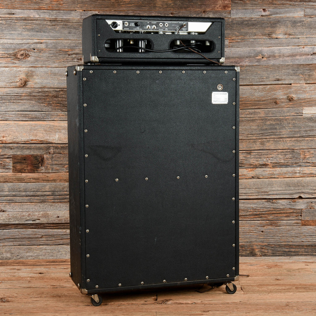 Fender Bandmaster 2-Channel 40-Watt Guitar Amp Head w/ 2x12 Speaker Cab 1968 - View 2 | MusicMarket