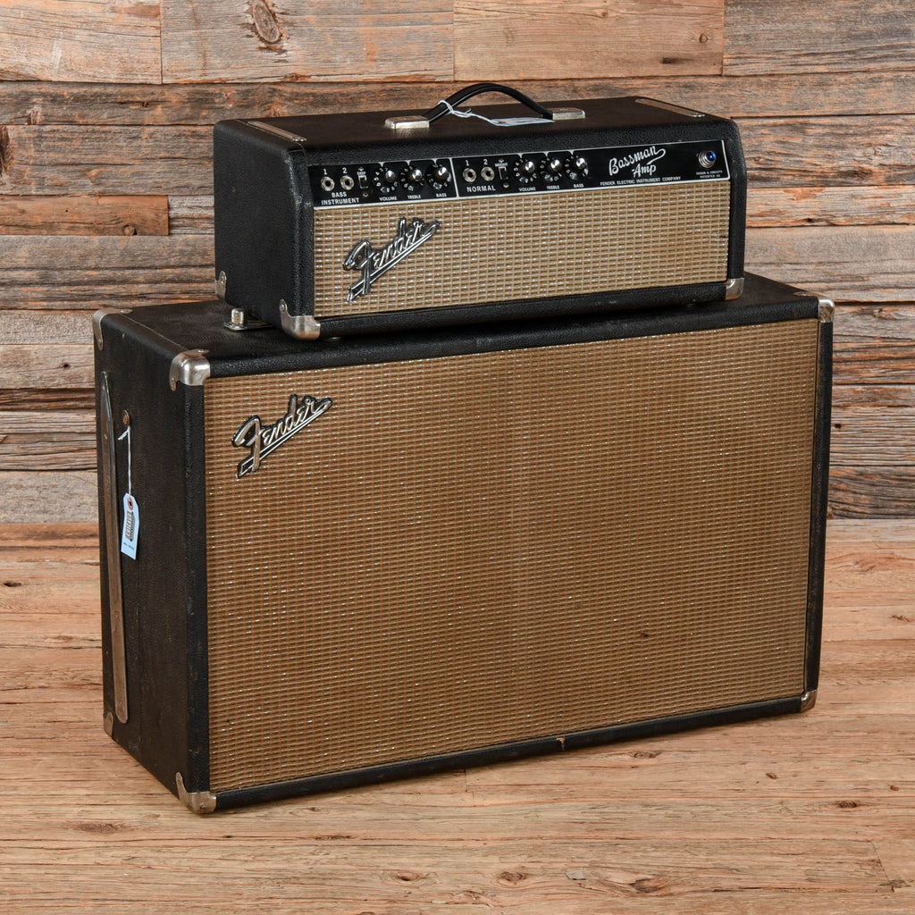 Fender Bassman Head w/ Matching 2x12 Cabinet 1965 - MusicMarket