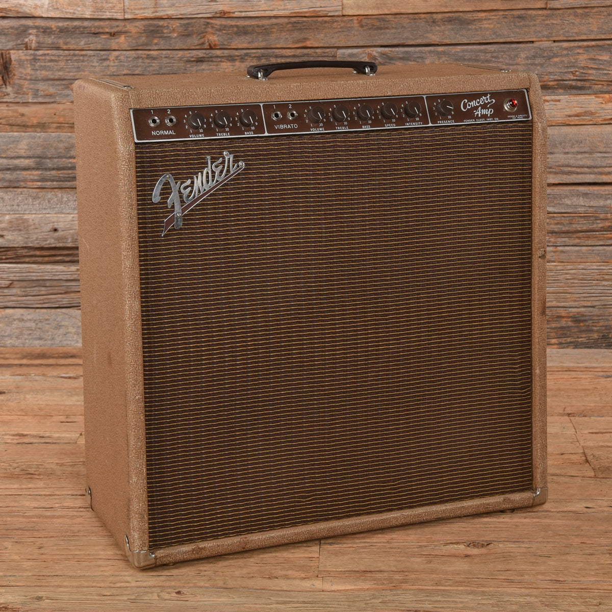 Fender Concert Amp 2-Channel 40-Watt 4x10" Guitar Combo Amp 1960 - MusicMarket