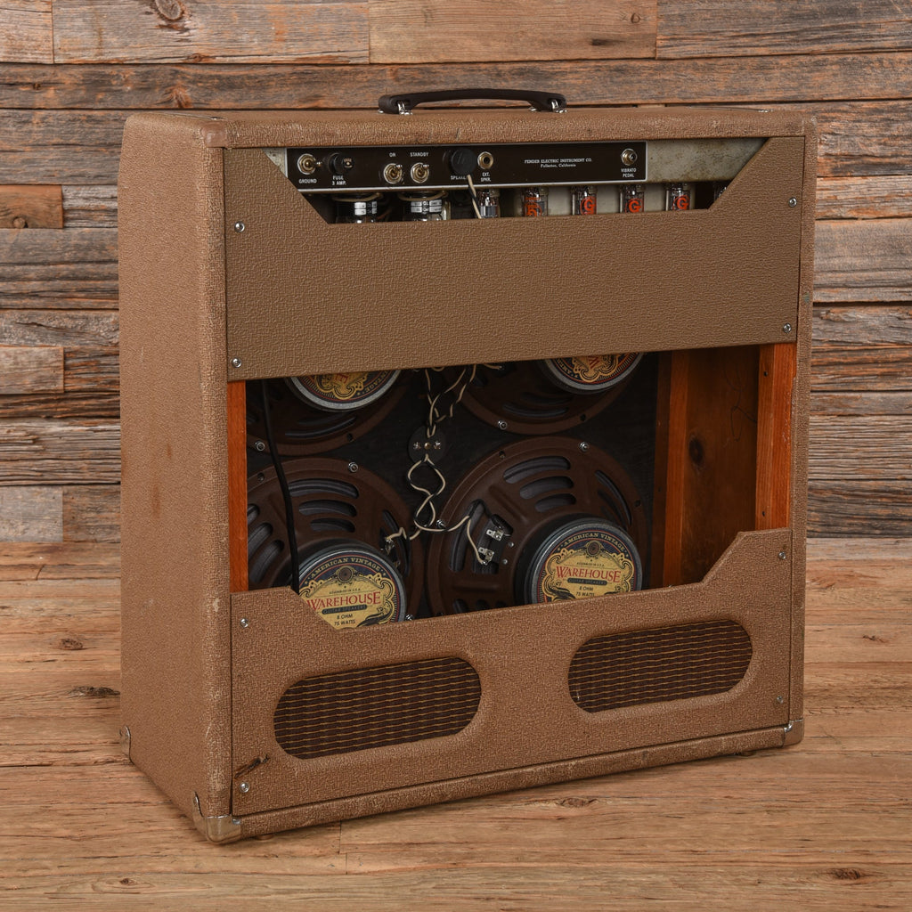 Fender Concert Amp 2-Channel 40-Watt 4x10" Guitar Combo Amp 1960 - View 2 | MusicMarket