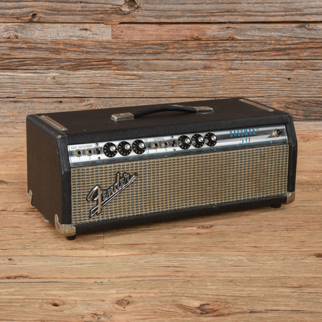 Fender Modded Bassman 50 2-Channel 50-Watt Guitar Amp Head 1976 - MusicMarket
