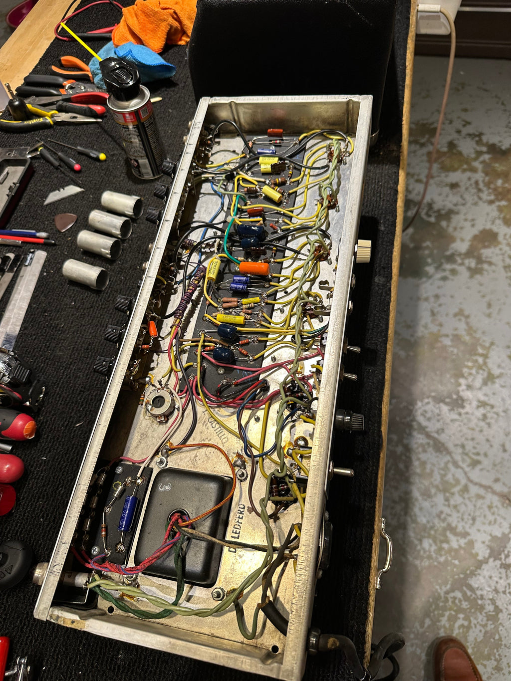 Fender Modded Bassman 50 2-Channel 50-Watt Guitar Amp Head 1976 - View 6 | MusicMarket