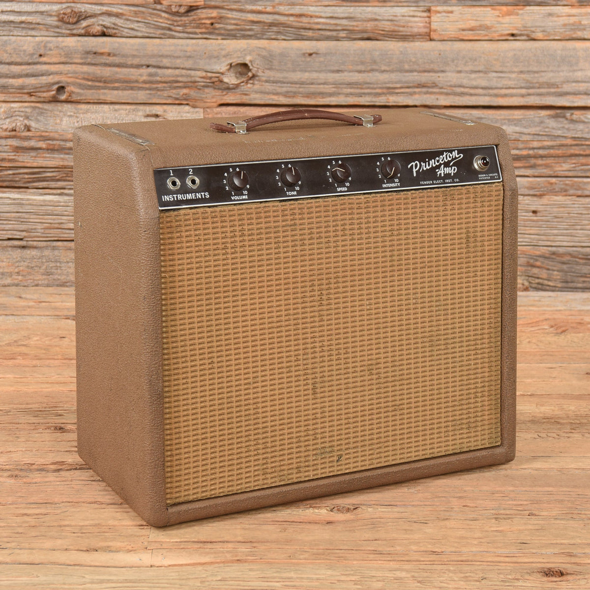 Fender Princeton 1x10" Combo Brown Panel 1963 - MusicMarket