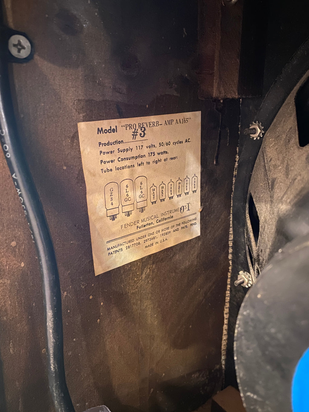 Fender Pro Reverb 1965 - View 7 | MusicMarket