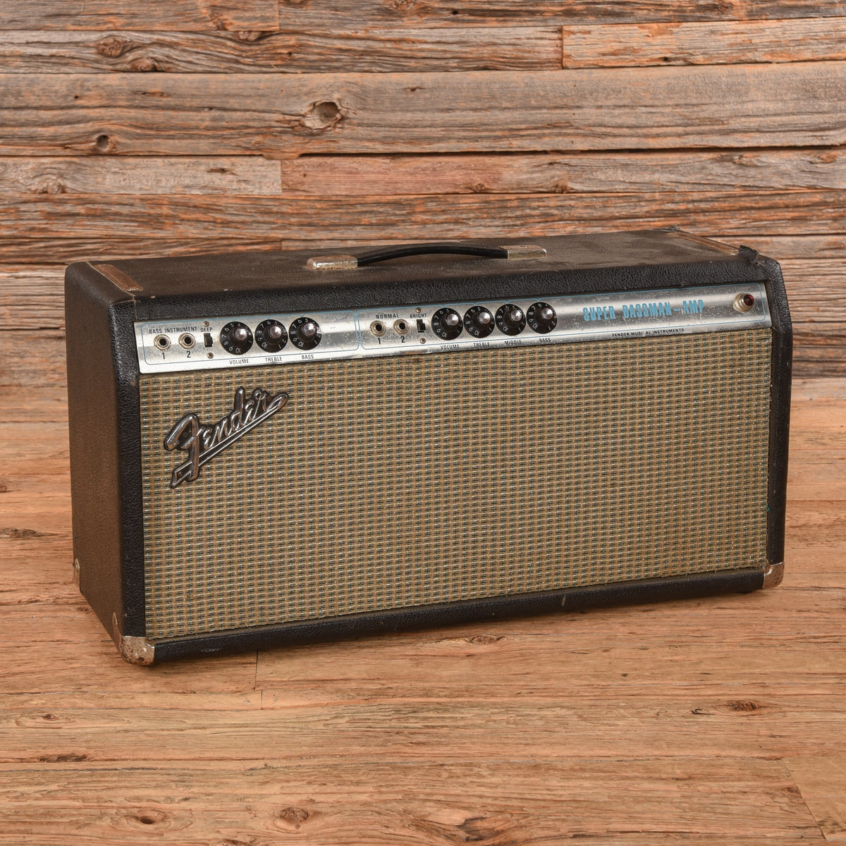Fender Super Bassman 2-Channel 100-Watt Guitar Amp Head 1970s - MusicMarket