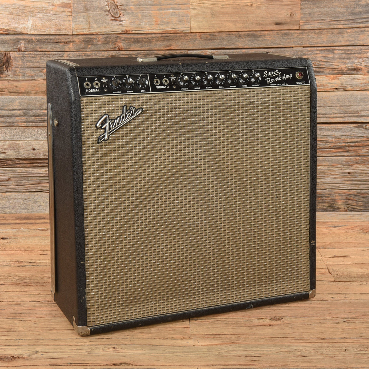 Fender Super Reverb 2-Channel 40-Watt 4x10" Guitar Combo Amp 1964 - MusicMarket